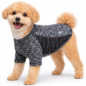 Heathered Ultra-Stretch Yoga Fitness Dog T-Shirt