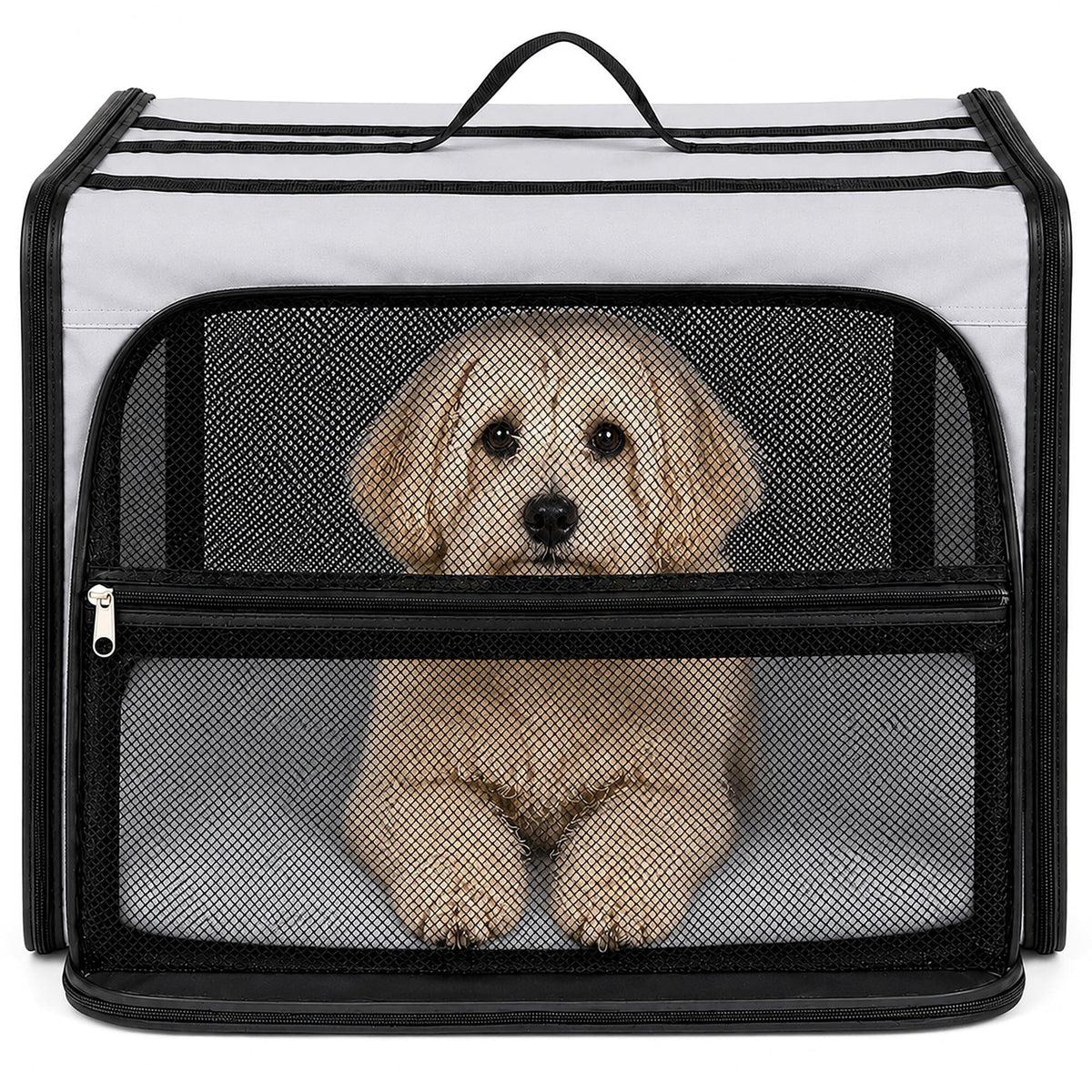 Pet Life ® 'Capacious' Dual-Sided Expandable Collapsible Pet Carrier