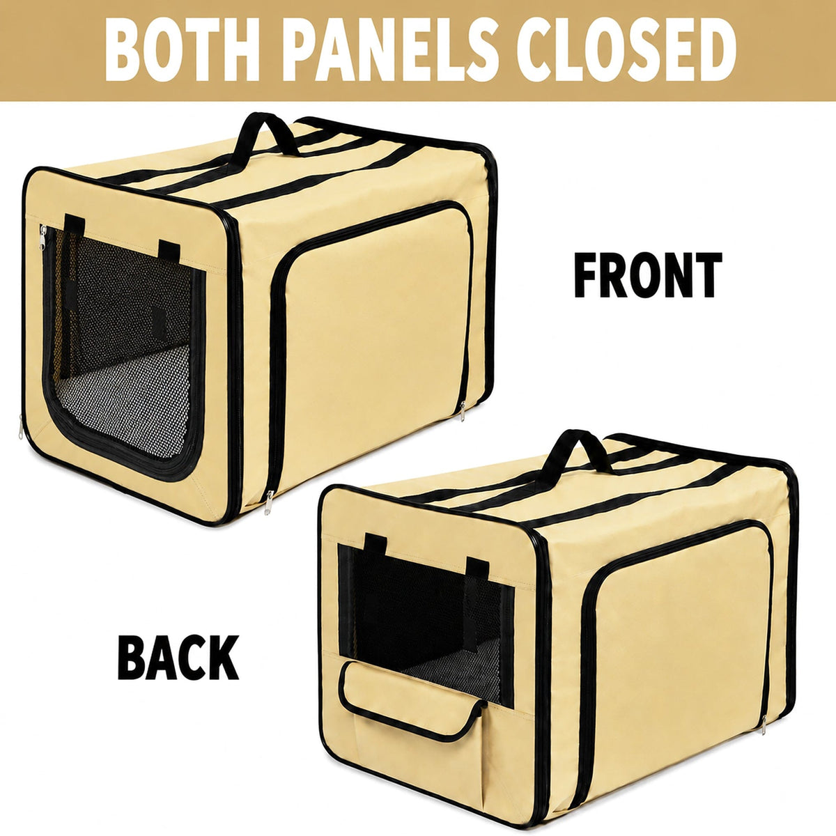 Pet Life ® 'Capacious' Dual-Sided Expandable Collapsible Pet Carrier