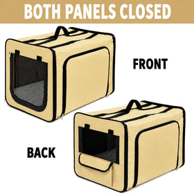 Pet Life ® 'Capacious' Dual-Sided Expandable Collapsible Pet Carrier