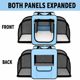 Pet Life ® 'Capacious' Dual-Sided Expandable Collapsible Pet Carrier