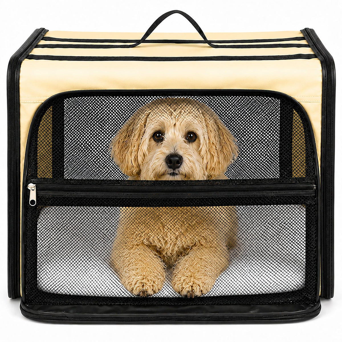 Pet Life ® 'Capacious' Dual-Sided Expandable Collapsible Pet Carrier
