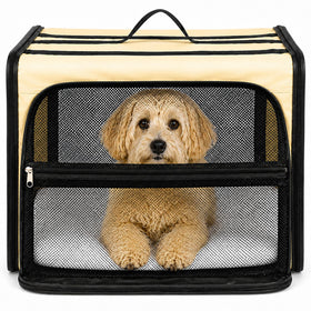 Pet Life ® 'Capacious' Dual-Sided Expandable Collapsible Pet Carrier