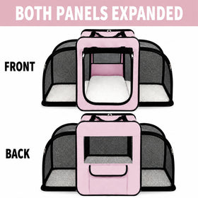 Pet Life ® 'Capacious' Dual-Sided Expandable Collapsible Pet Carrier