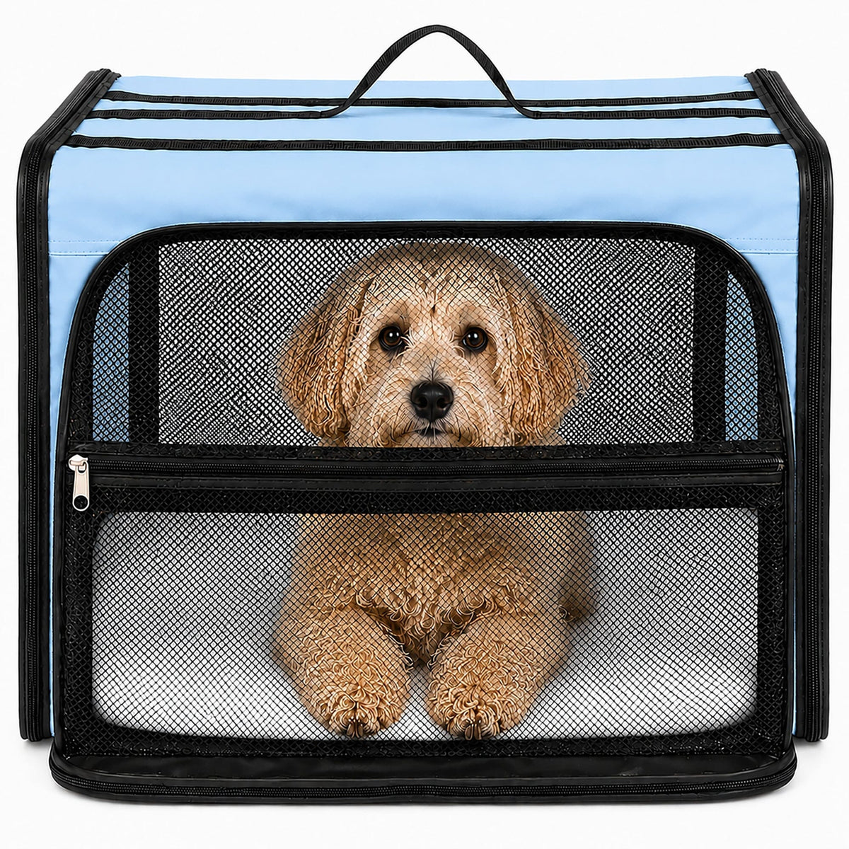Pet Life ® 'Capacious' Dual-Sided Expandable Collapsible Pet Carrier