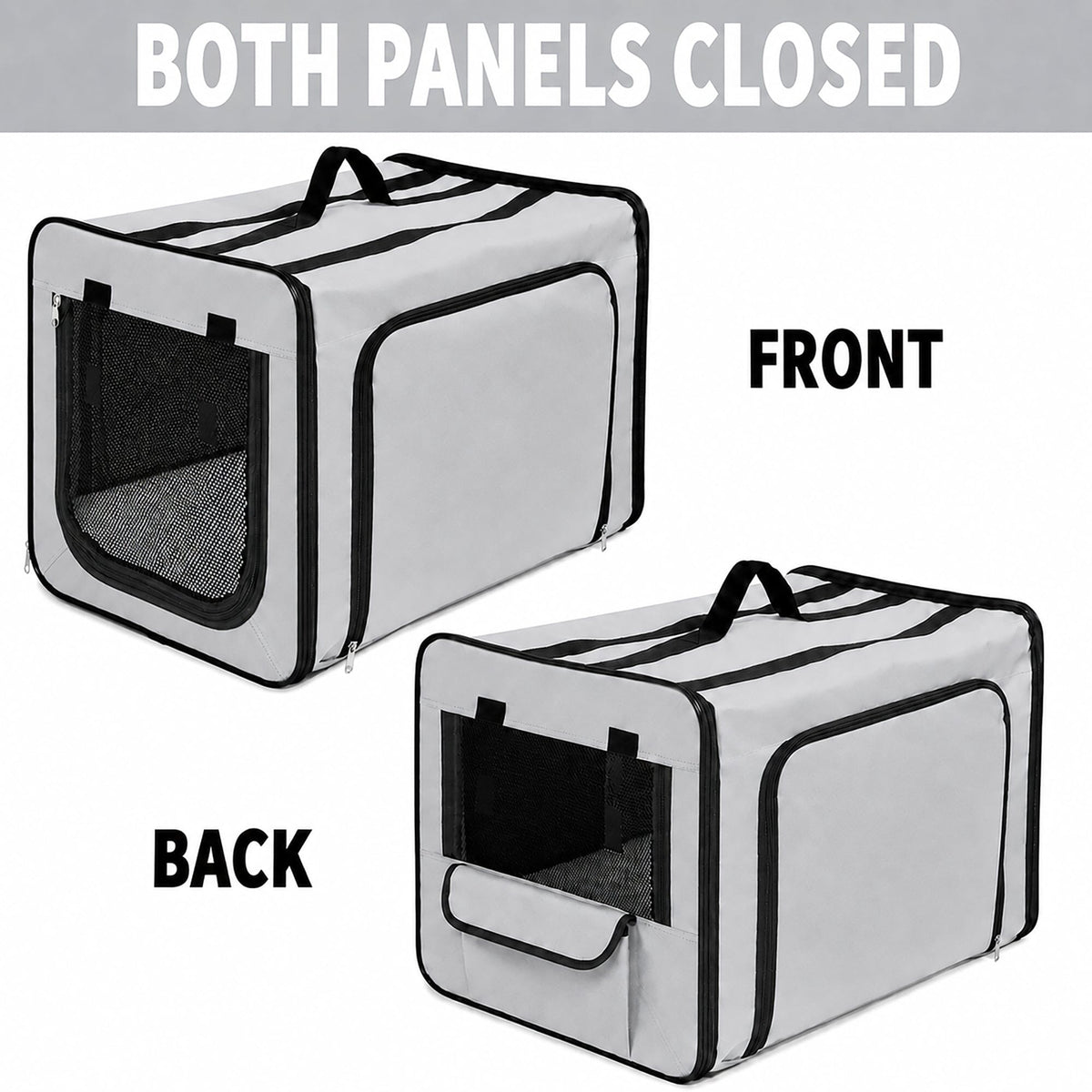 Pet Life ® 'Capacious' Dual-Sided Expandable Collapsible Pet Carrier