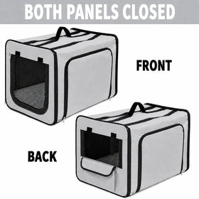 Pet Life ® 'Capacious' Dual-Sided Expandable Collapsible Pet Carrier