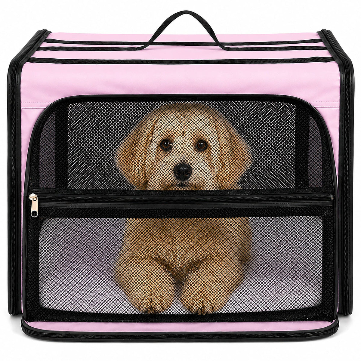 Pet Life ® 'Capacious' Dual-Sided Expandable Collapsible Pet Carrier