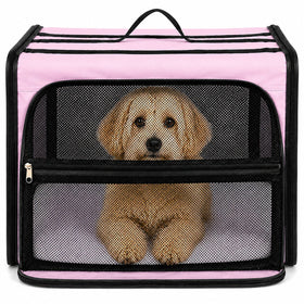 Pet Life ® 'Capacious' Dual-Sided Expandable Collapsible Pet Carrier