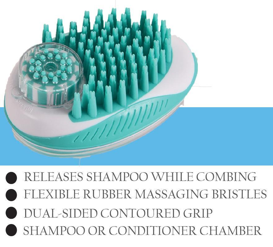 Shampoo Dispensing Massage and Bathing Brush