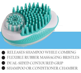 Shampoo Dispensing Massage and Bathing Brush