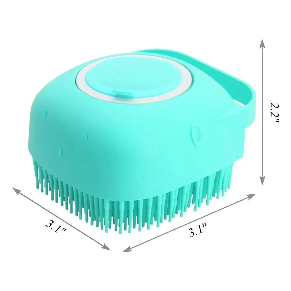Pet Silicone Shampoo Bath Brush