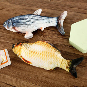 Electric Cat Toy 3D Fish USB Charging