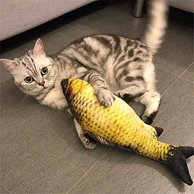 Electric Cat Toy 3D Fish USB Charging