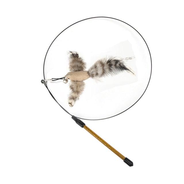 Feather Bird with Bell Toy