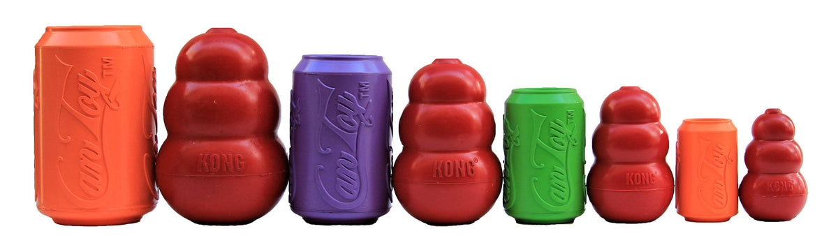 Can Toy Rubber Dog Chew Toy & Treat Dispenser